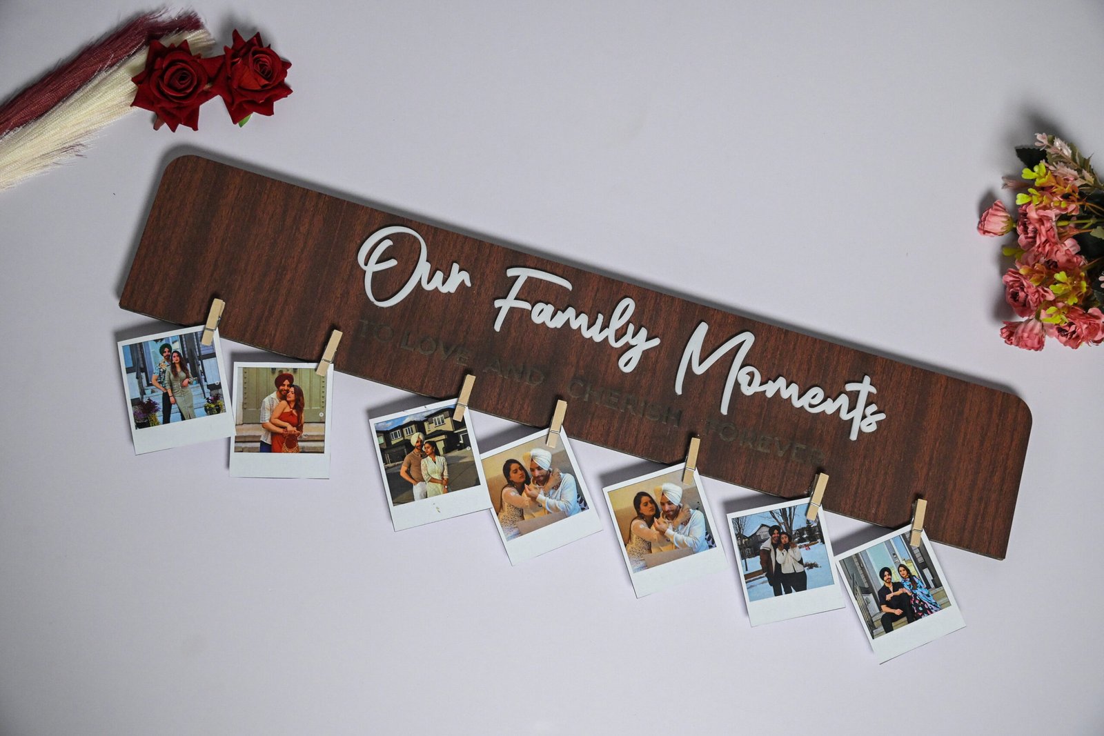 Family Moment Board Light Brown,Brown - Image 4